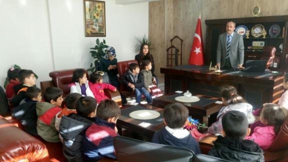 Atatürk İlkokulu Ana Sınıfı öğrencilerinden Kurumumuza Ziyaret...