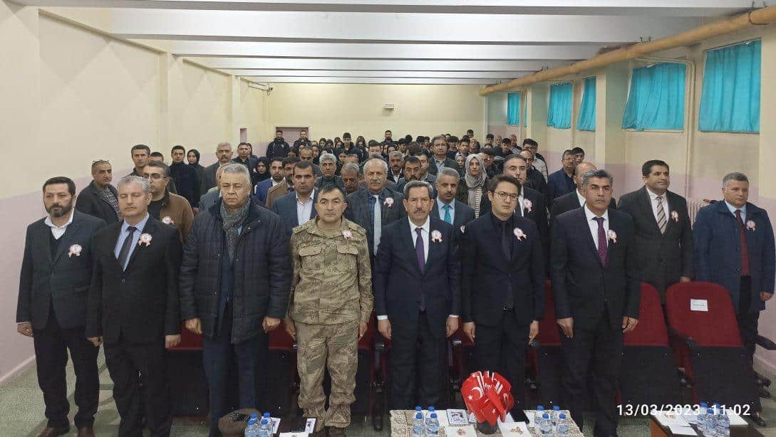 12 Mart İstiklal Marşı'nın Kabulü ve MEhmet Akif Ersoy'u Anma Programı Yapıldı.